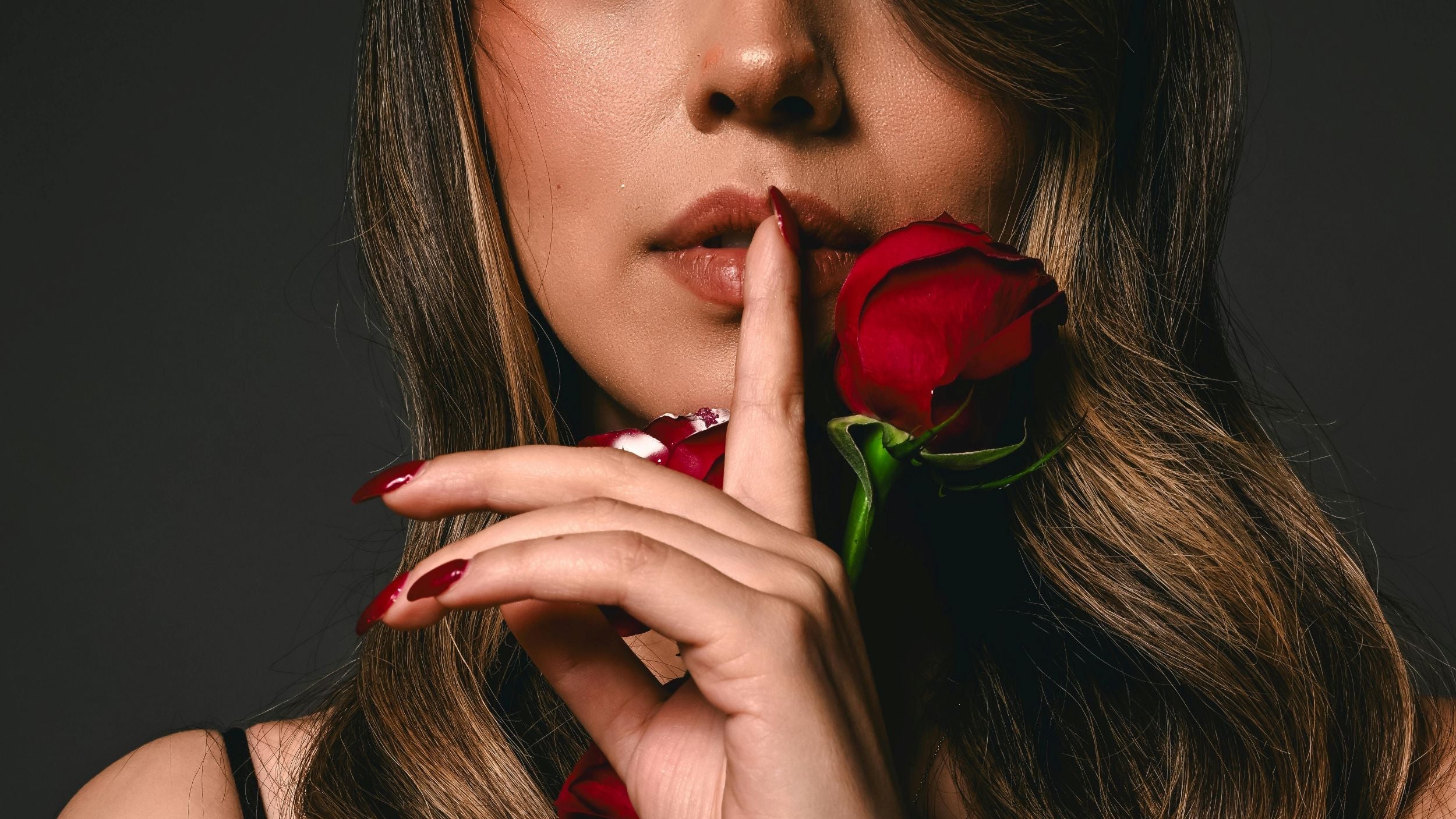 Woman with a rose